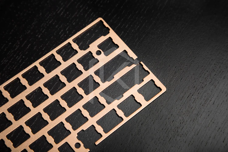 60% Aluminum Mechanical Keyboard Plate support Gh60 poker1/2/3 silver red gold purple black color - Image 11