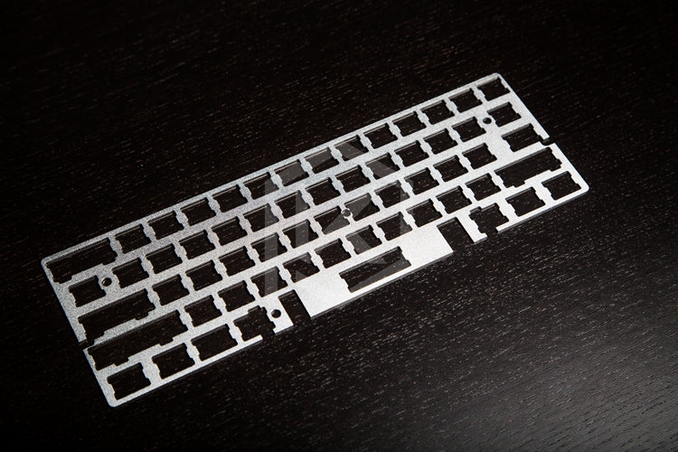 60% Aluminum Mechanical Keyboard Plate support Gh60 poker1/2/3 silver red gold purple black color - Image 6
