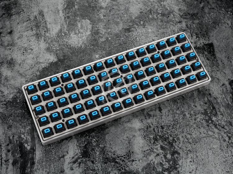 alps stainless steel plate for xd75am xd75 60% custom keyboard Mechanical Keyboard Plate support xd75am alps matias switch stem - Image 4
