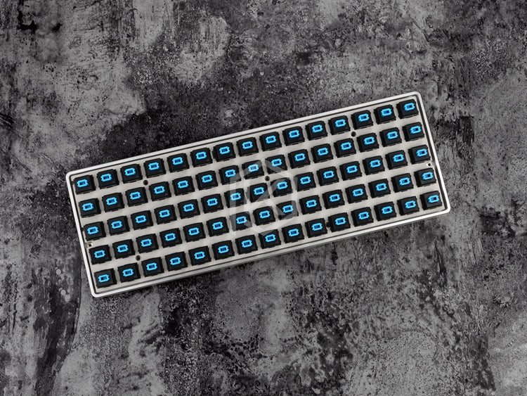 alps stainless steel plate for xd75am xd75 60% custom keyboard Mechanical Keyboard Plate support xd75am alps matias switch stem - Image 5