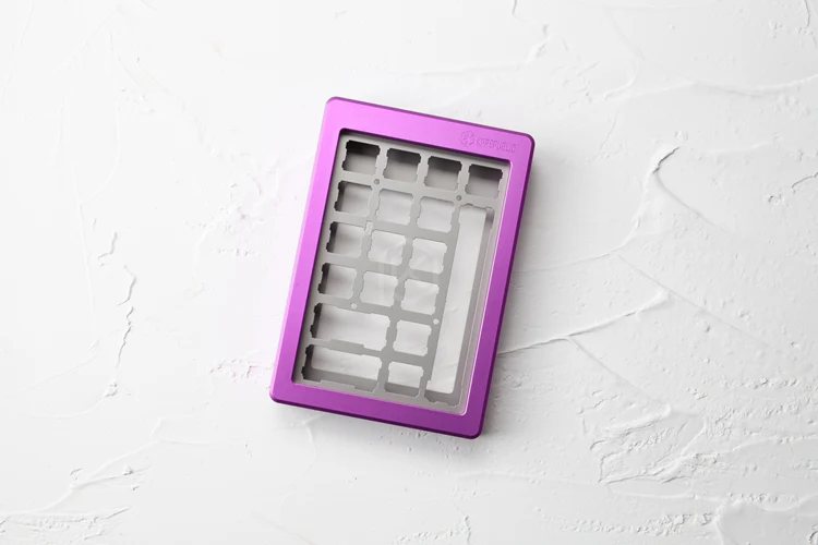 Anodized Aluminium Case For Cospad XD24 Custom Keyboard With tempered glass Diffuser Rotary Brace Supporter - Image 11