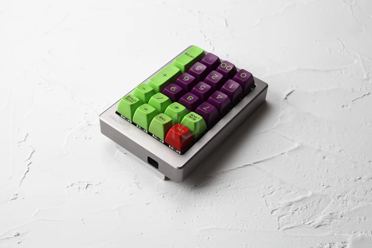 Anodized Aluminium Case For Cospad XD24 Custom Keyboard With tempered glass Diffuser Rotary Brace Supporter - Image 5