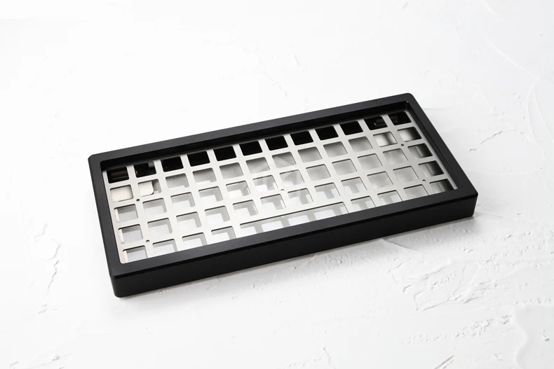 Anodized Aluminium Case For JJ50 50% Custom Keyboard the tempered glass Diffuser Rotary Brace Similar With Preonic - Image 10