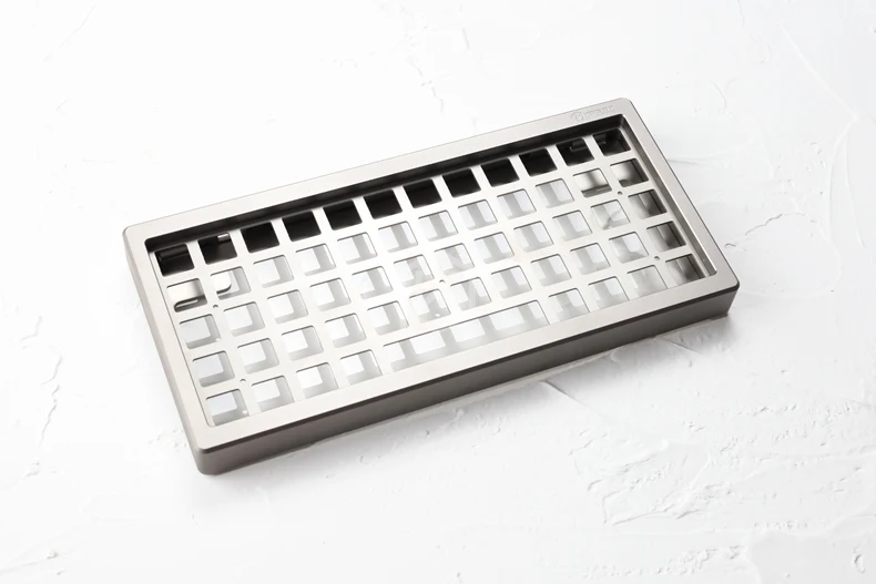 Anodized Aluminium Case For JJ50 50% Custom Keyboard the tempered glass Diffuser Rotary Brace Similar With Preonic - Image 12