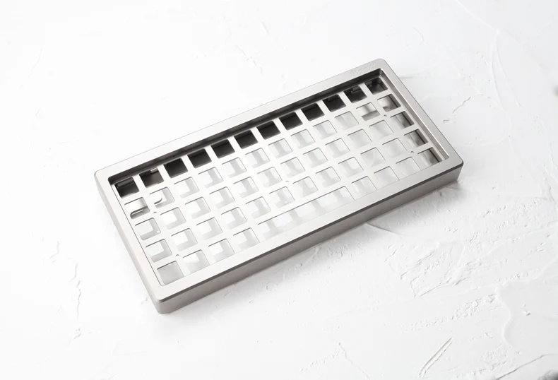 Anodized Aluminium Case For JJ50 50% Custom Keyboard the tempered glass Diffuser Rotary Brace Similar With Preonic - Image 13