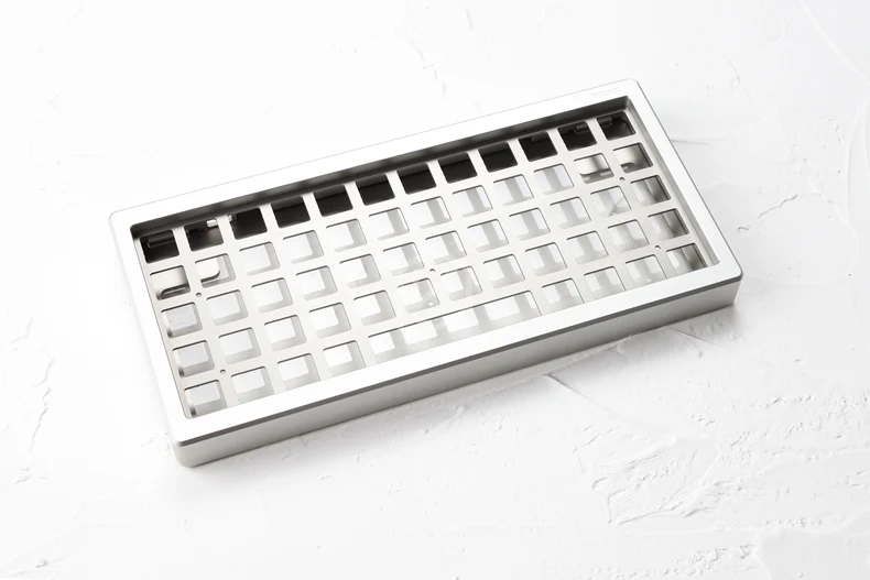 Anodized Aluminium Case For JJ50 50% Custom Keyboard the tempered glass Diffuser Rotary Brace Similar With Preonic - Image 8
