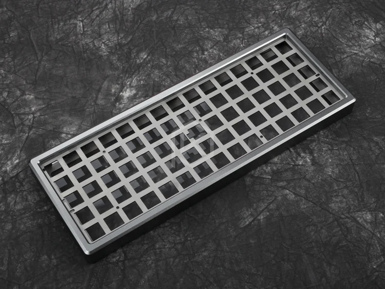 Anodized Aluminium Case For XD75Re AM 60% Custom Keyboard tempered glass Diffuser - Image 10