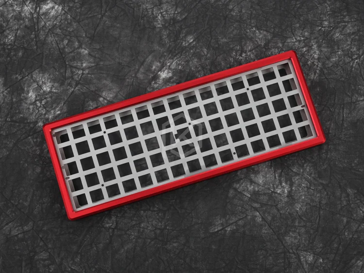 Anodized Aluminium Case For XD75Re AM 60% Custom Keyboard tempered glass Diffuser - Image 17