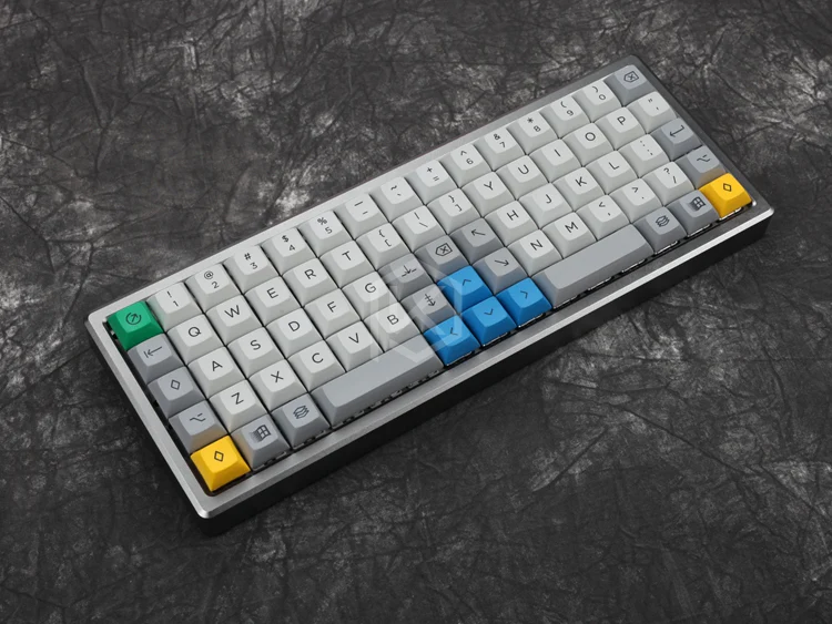 Anodized Aluminium Case For XD75Re AM 60% Custom Keyboard tempered glass Diffuser - Image 3