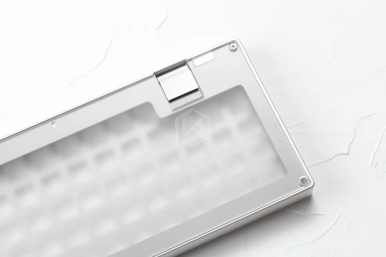 Anodized Aluminium Case For XD75Re AM 60% Custom Keyboard tempered glass Diffuser - Image 7