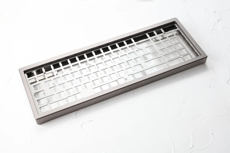 Anodized Aluminium Case For XD96 Xiudi Custom Keyboard Acrylic / tempered glass Diffuser Rotary Brace - Image 8