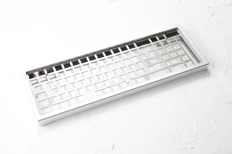 Anodized Aluminium Case For XD96 Xiudi Custom Keyboard Acrylic / tempered glass Diffuser Rotary Brace - Image 9