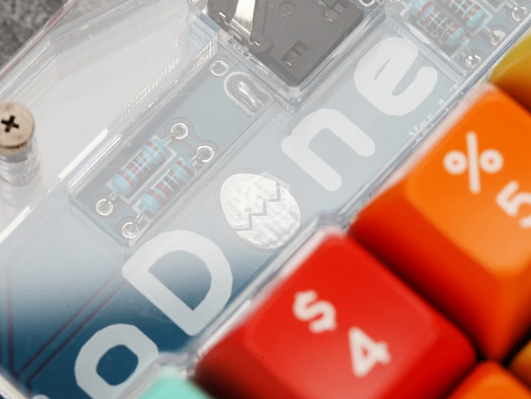 ergodone Layered Acrylic Case custom keyboard ergo case Ergonomic Keyboard Kit acrylic plate for ergo ergodone - Image 5