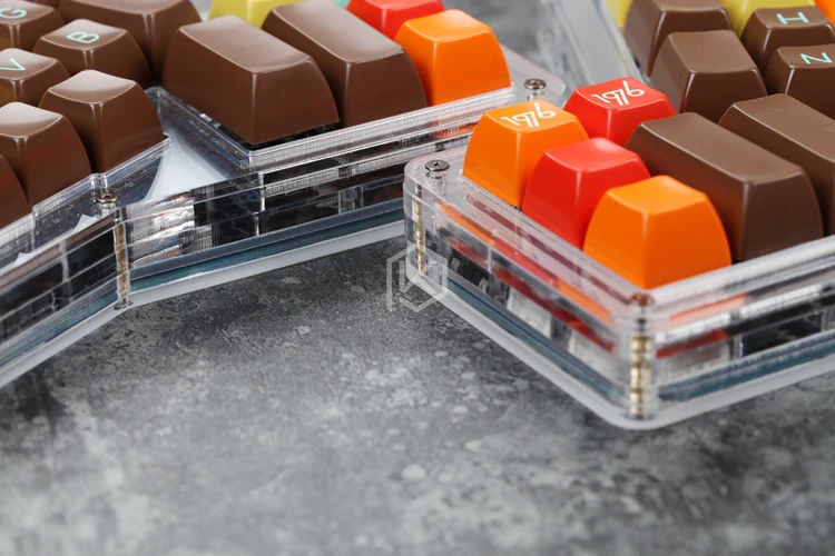 ergodone Layered Acrylic Case custom keyboard ergo case Ergonomic Keyboard Kit acrylic plate for ergo ergodone - Image 7