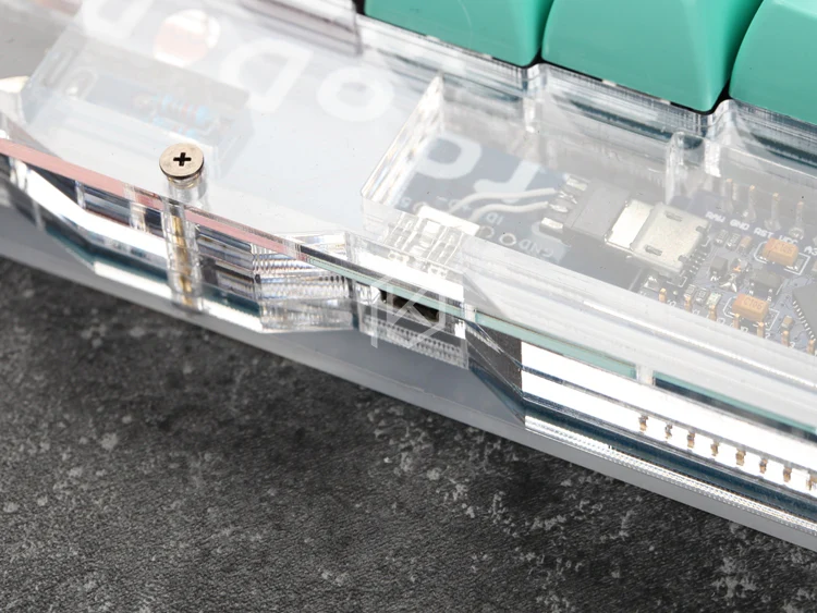 ergodone Layered Acrylic Case custom keyboard ergo case Ergonomic Keyboard Kit acrylic plate for ergo ergodone - Image 8