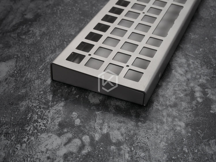 stainless steel bent case for jj40 40% JJ40 custom keyboard enclosed case upper and lower case also can support planck - Image 4