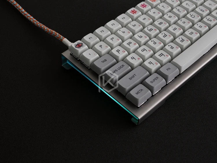 stainless steel bent case for xd84 eepw84 custom keyboard acrylic panels acrylic diffuser - Image 3