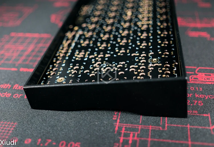 XD84 Plastic Case Black White Case For 75% Custom Keyboard - Image 6