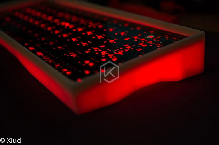 XD84 Plastic Case Black White Case For 75% Custom Keyboard - Image 8