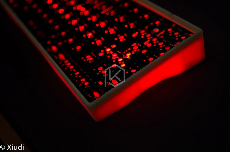 XD84 Plastic Case Black White Case For 75% Custom Keyboard - Image 9