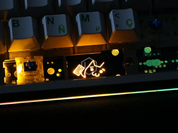 XD84 Pro Xiudi 75% Custom Keyboard PCB TKG-TOOLS Underglow RGB - Image 11