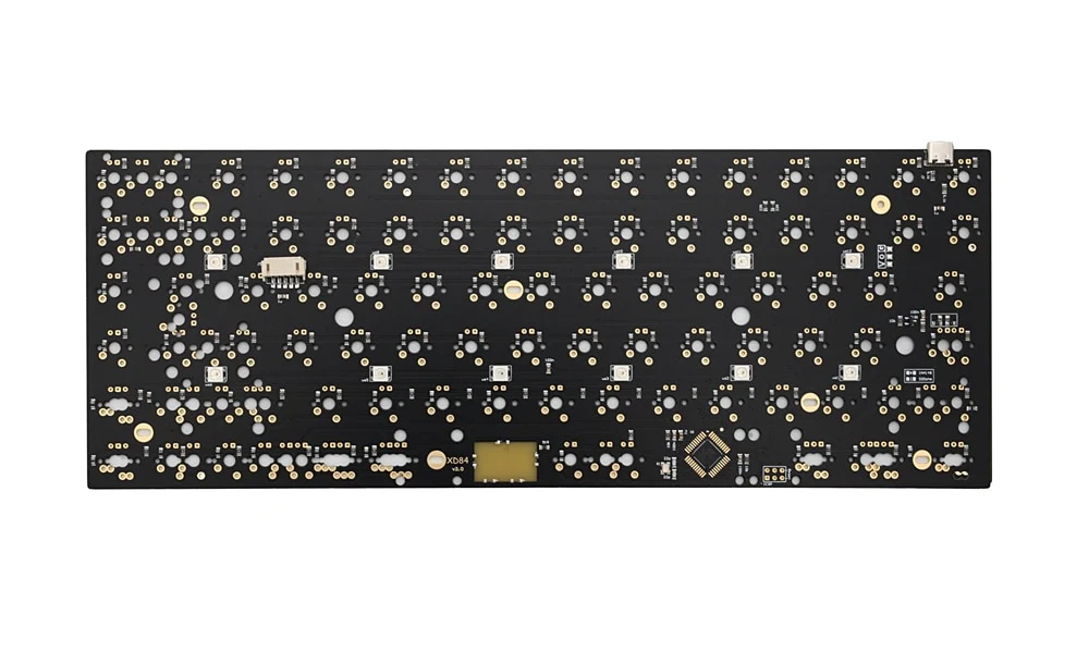 XD84 Pro Xiudi 75% Custom Keyboard PCB TKG-TOOLS Underglow RGB - Image 3